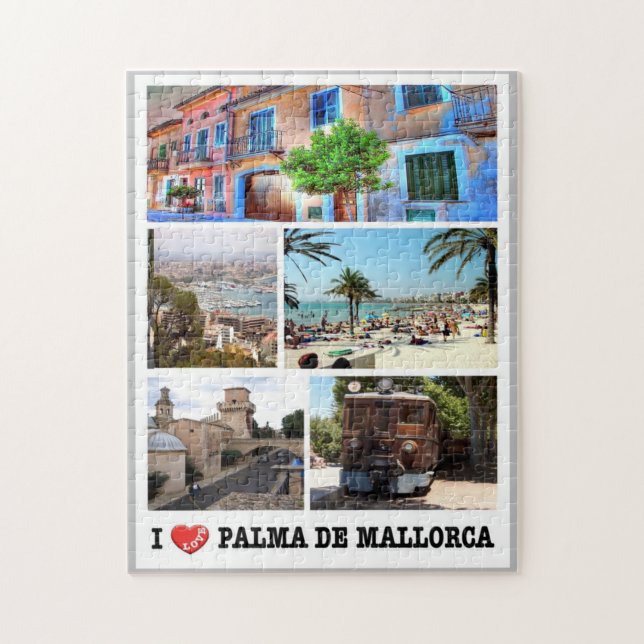 Spain - Balearic Islands - Majorca - I Love - Jigsaw Puzzle (Vertical)