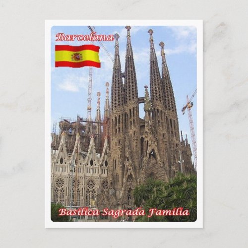 Spain _ Barcelona _ Basilica Sagrada Familia _ Postcard
