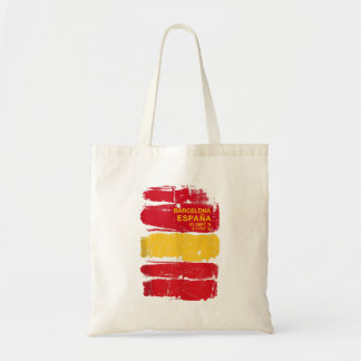 SPAIN Barcelona ESPANA Catalonia Spanish Flag Tote Bag
