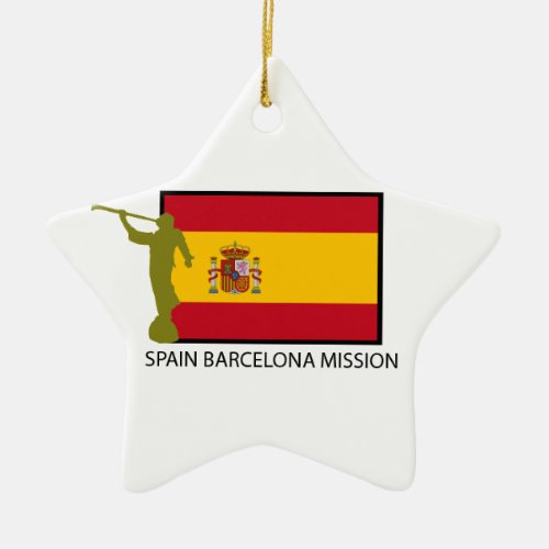 SPAIN BARCELONA MISSION LDS CTR CERAMIC ORNAMENT