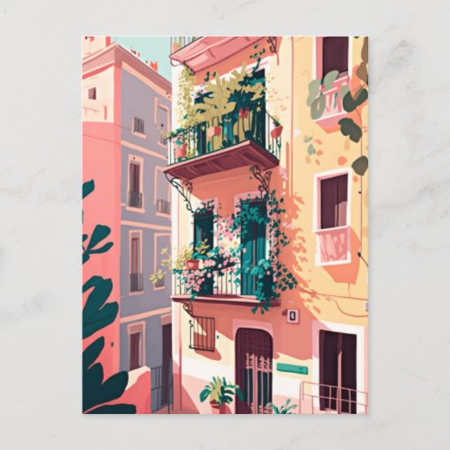 Spain Barcelona Postcard