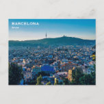Spain Barcelona Vintage Travel Tourism Add Postcar Postcard