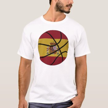 Spain Basketball T-shirt by InternationalSports at Zazzle