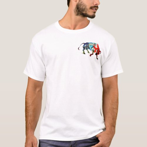 Spain Bull Vintage Travel Love Watercolor T_Shirt