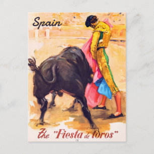 Spain, Bullfighting Arena Postcard