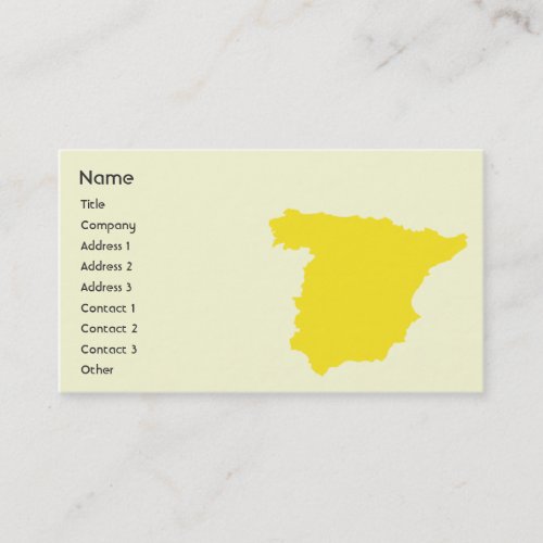 Spain - Business Business Card Templates