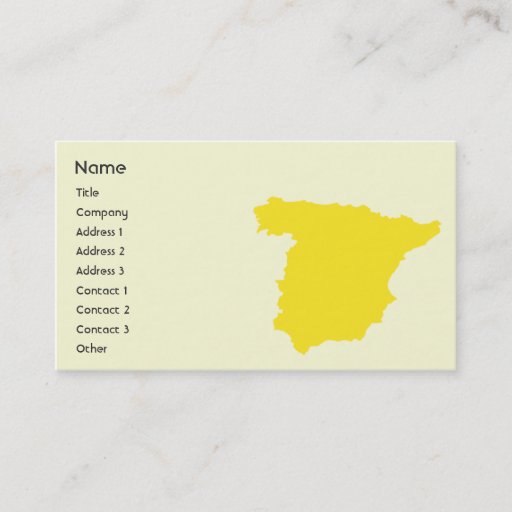 Customizable Spain - Business Business Card Templates