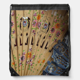 Spain, Cadiz Province, Seville. Historic Santa Drawstring Bag
