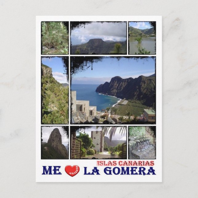 Spain - Canary Islands - La Gomera - I Love - Postcard (Front)