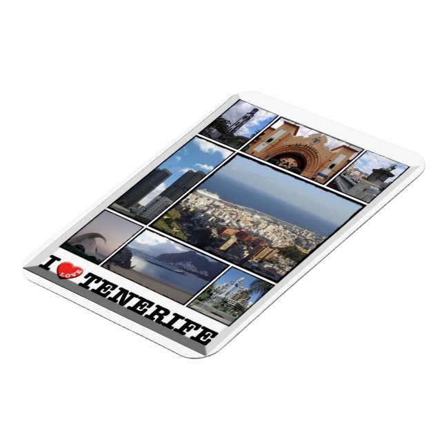 Spain - Canary Islands - Tenerife - I Love - Magne Magnet (Left Side)