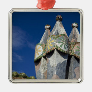 Spain, Catalonia, Barcelona. Casa Batllo (1906). Metal Ornament