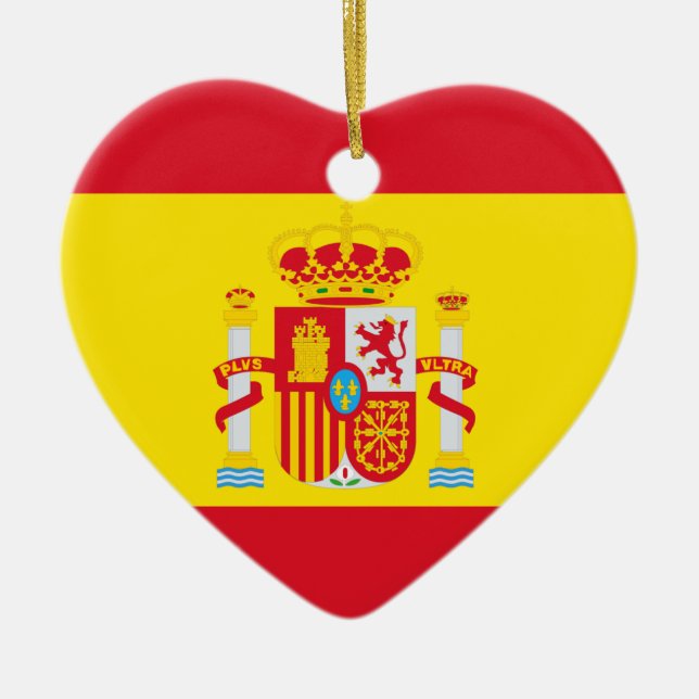 Spain Ceramic Ornament (Front)