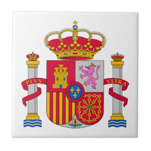 Spain Coat of Arms Ceramic Tile