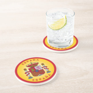Spain Coat of Arms Circle Shape Coaster