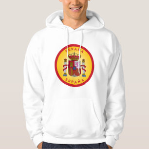 Spain Coat of Arms Circle Shape Hoodie