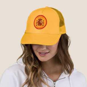 Spain Coat of Arms Circle Shape Trucker Hat
