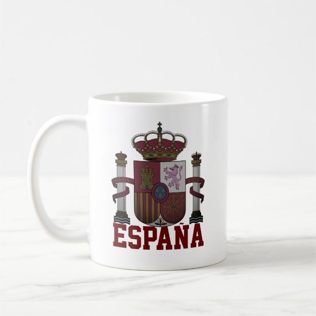 SPAIN Coat of Arms Coffee Mug (Left)