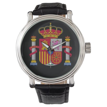 Spain* Coat Of Arms Custom Watch