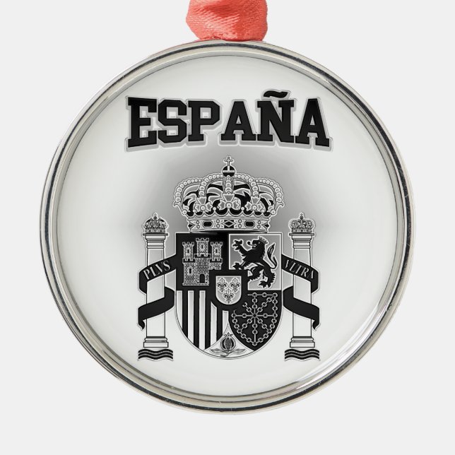 Spain Coat of Arms Metal Ornament (Front)
