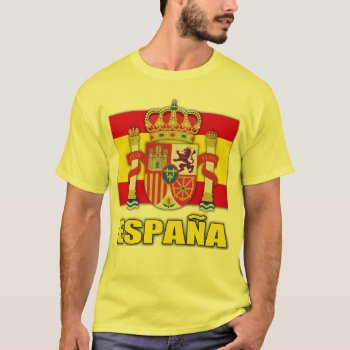 Spain Coat Of Arms T-shirt by allworldtees at Zazzle
