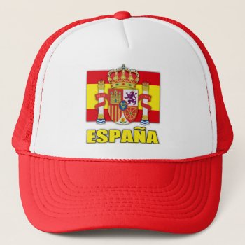 Spain Coat Of Arms Trucker Hat by allworldtees at Zazzle