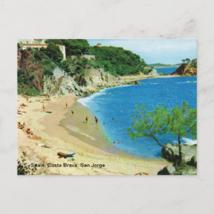 Spain, Costa Brava, San Jorge Postcard