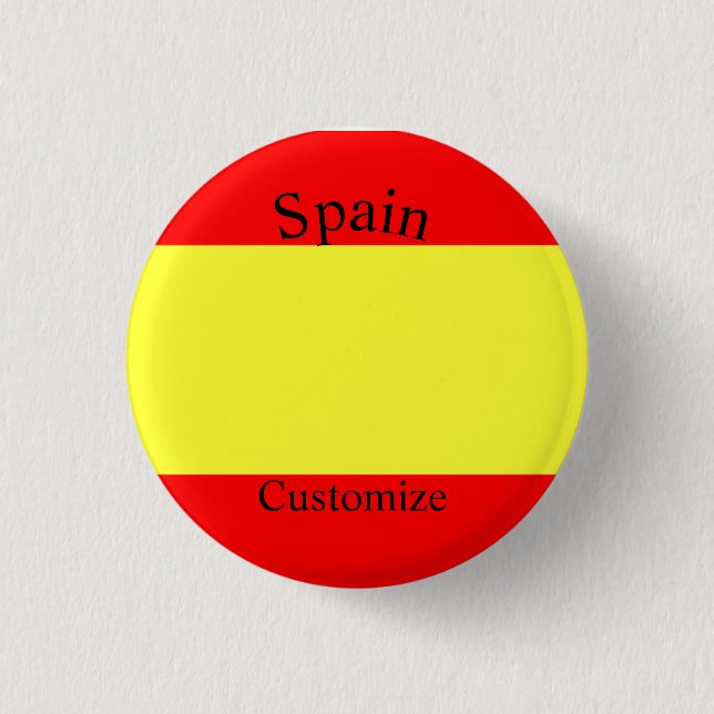 Spain Country Flag Thunder_Cove Button (Front)