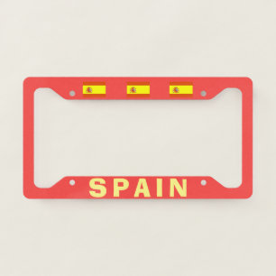 Spain Custom License Plate Frame