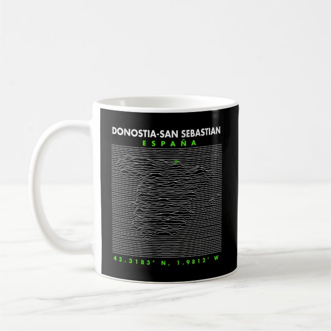 Spain Donostia-San Sebastian Coffee Mug (Left)