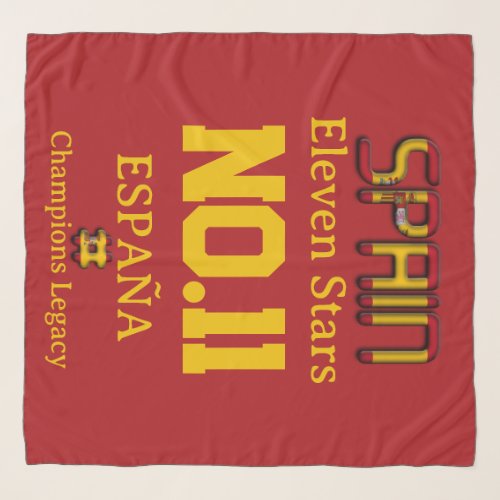 Spain Eleven Stars No.11 Champions Legacy | 2026 Scarf