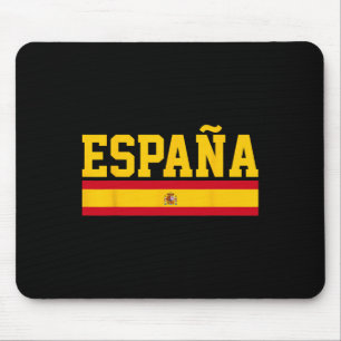 Spain Espana Flag Footbyll Sports Fan Souvenir Gif Mouse Pad
