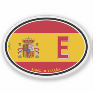 SPAIN Espana Spanish Vehicle ID Flag Sticker