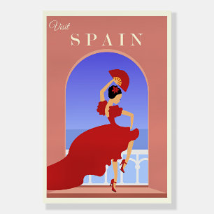 Spain, Espana Travel Poster, Foam Board