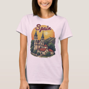 Spain European Old World Faded Tee