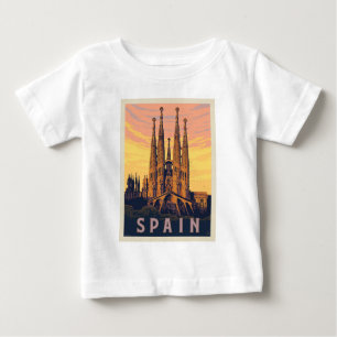 Spain Familia Sagrada Baby T-Shirt