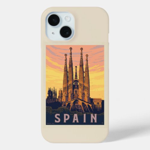 Spain  Familia Sagrada iPhone 15 Case