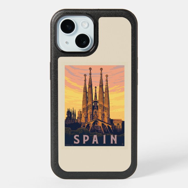 Spain | Familia Sagrada iPhone 15 Case (Back)
