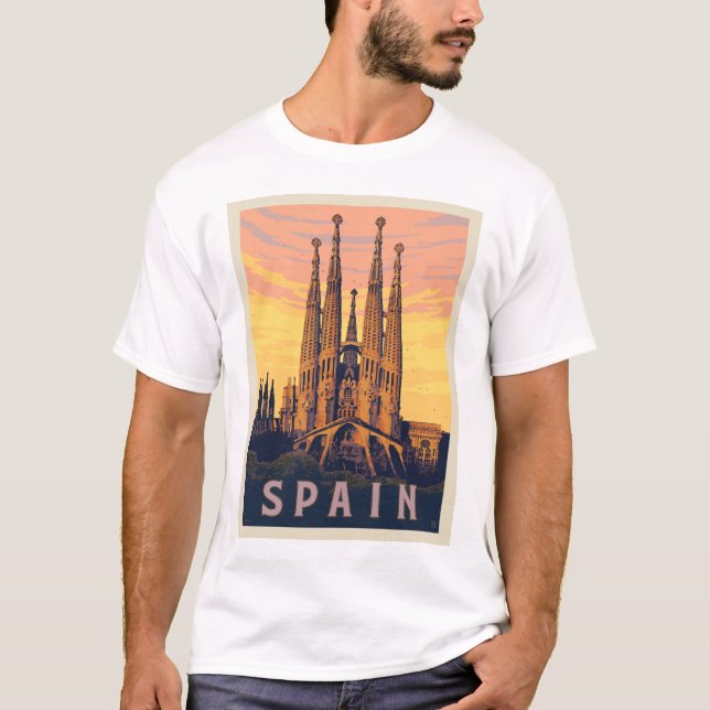 Spain | Familia Sagrada T-Shirt (Front)