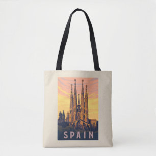 Spain Familia Sagrada Tote Bag