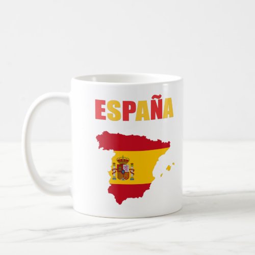 Spain Fan Design Coffee Mug
