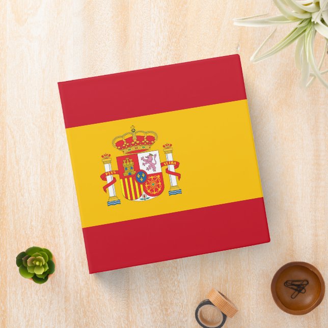Spain flag 3 ring binder (In Situ)