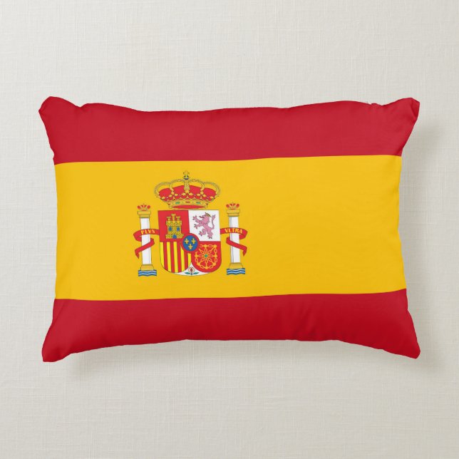 Spain flag accent pillow (Front)