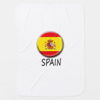 Spain Flag Baby Blanket