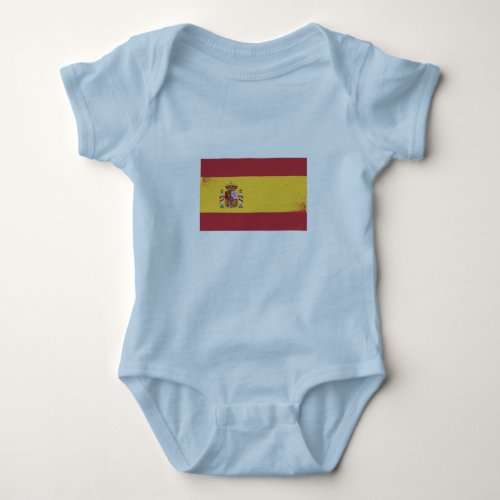 Spain Flag Baby Bodysuit