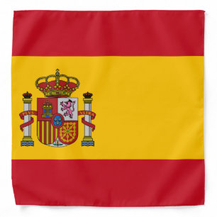 Spain flag bandana