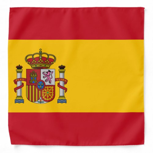 Spain flag bandana