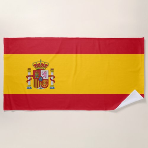 Spain flag _ Bandera de Espana Beach Towel