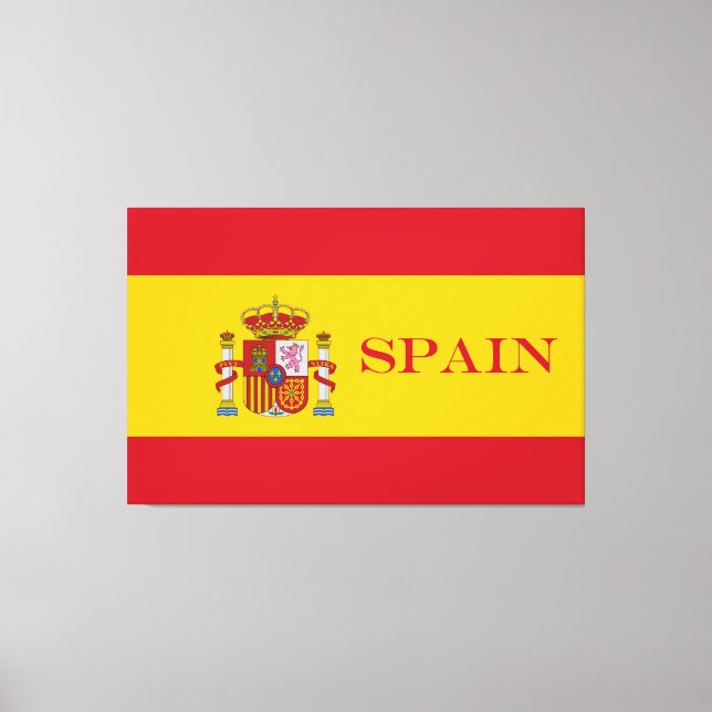 Spain flag - Bandera de Espana Canvas Print (Front)