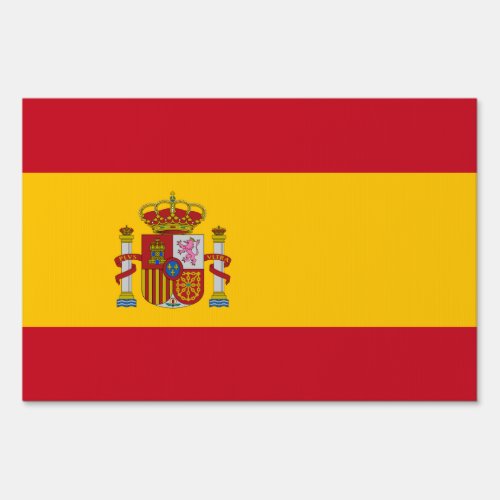 Spain flag _ Bandera de Espana Sign