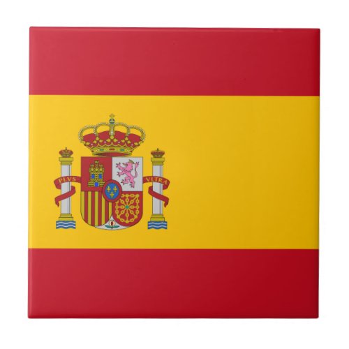 Spain flag _ Bandera de Espana Tile